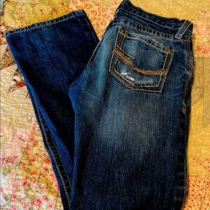 Ariat Low Rise Blue Denim Jeans 30x34